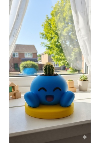 Oddish Pokemon Figürlü Saksı