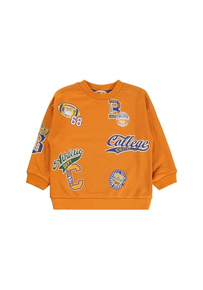 Silversun Kids Silversun Athletic 68 Baskılı 2-7 Yaş Sweatshirt - Turuncu Silversun Kids Silversun Athletic 68 Baskılı 2-7 Yaş Sweatshirt - Turuncu