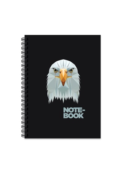100 Yp. Kareli Sert Kapak Jungle Defter - Kartal Genel