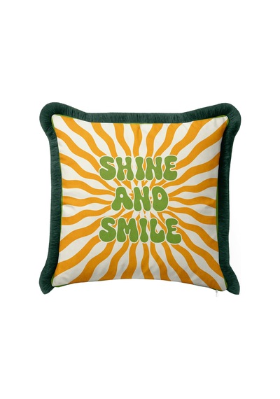 Retro Shine Tipografik Saçaklı Yastık Kılıfı - Motto Sarı Yeşil Siyah Püsküllü Kırlent Kılıfı Sakin Lagün Lime Retro Shine Tipografik Saçaklı Yastık Kılıfı - Motto Sarı Yeşil Siyah Püsküllü Kırlent Kılıfı Sakin Lagün Lime