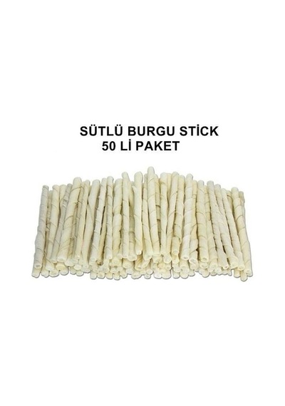 Ans Sütlü Burgu Çubuk Ödül ve Çiğneme Kemiği 12 CM 50'li
