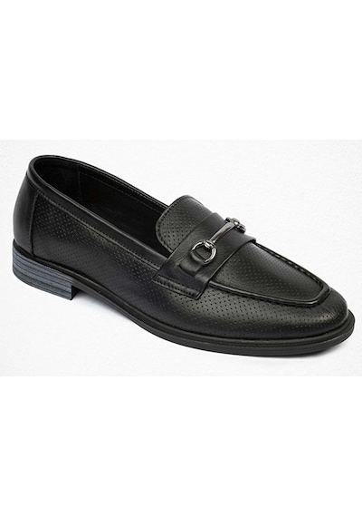 Greyder 59017 Zn Deri Comfort Casual Kadın Ayakkabı Siyah