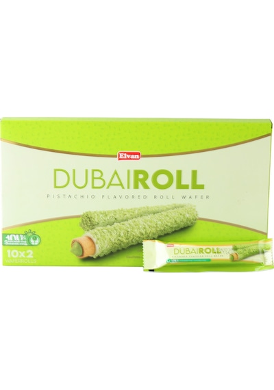 Elvan Dubai Roll Gofret 18 Gr. 10 Adet 1 Kutu