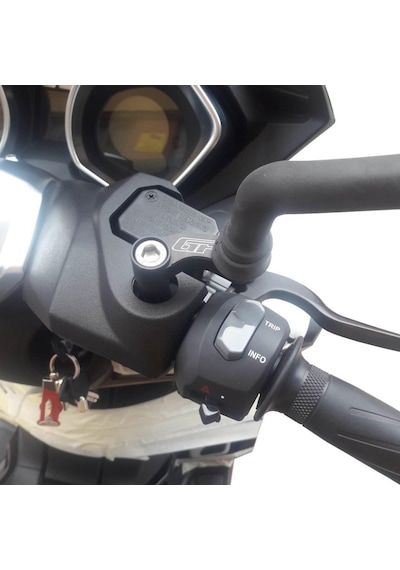 GP Kompozit  Yamaha XMAX 250-400 2018-2024 Uyumlu Ayna Genişletme Siyah