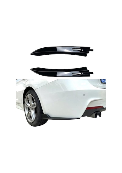 Bmw F30 M Tech 2012 - 2018 Arka Tampon - Flap Ps Model Plastik Boyasız