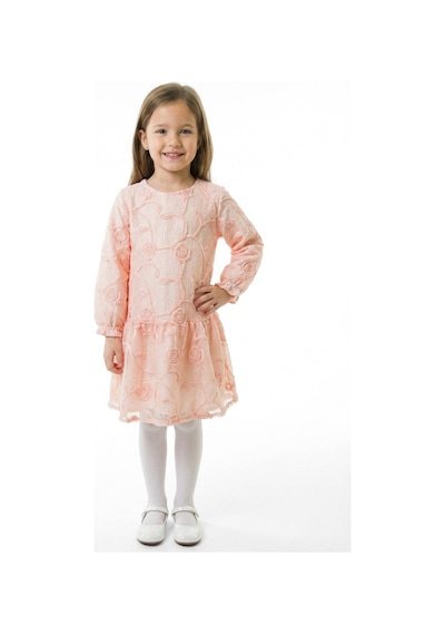 Xo Kids Kız Çocuk Elbise 5-9 Yaş 36171 Pudra