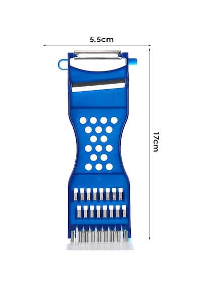 2 Adet 5 Fonksiyonlu Pratik Soyacak Mini Soyucu Dilimleyici Rende Sebze Doğrayıcı Çok Amaçlı Soyucu Çok Renkli
