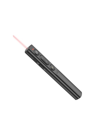 Coofbe 100mt Mesafeli Usb Girişli Şarjlı Rf2.4ghz Projeksiyon Sunum Kumandası Kırmızı Lazer İşaretçili