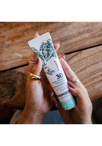Badger Spf30 Face Mıneral Sunscreen Cream