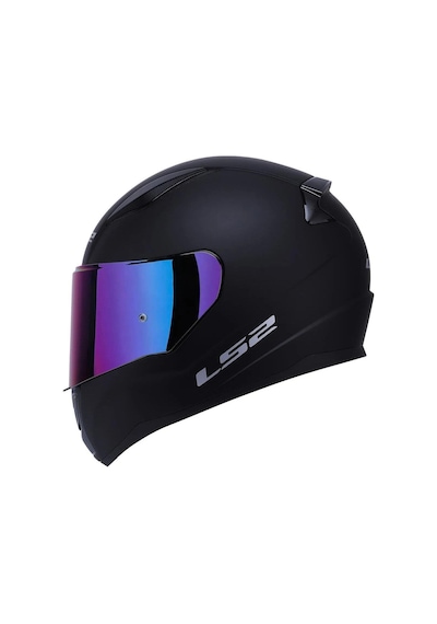 Ls2 Rapid 2 Mat Siyah Gökkuşağı Vizörlü Kask Mat Siyah