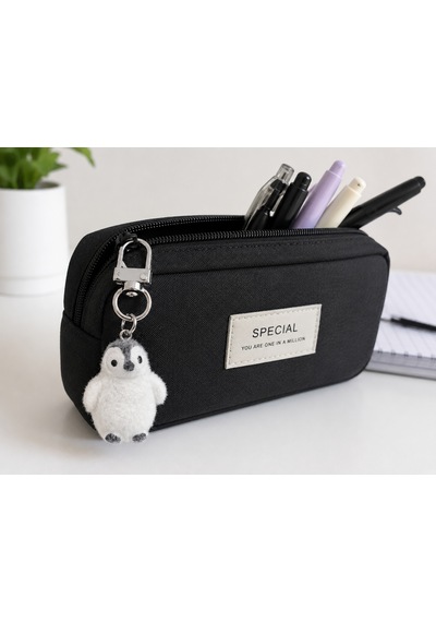 Polarpuff Peluş Penguen Charm Anahtarlık Sevimli Mini Çanta Süsü Hediyesi