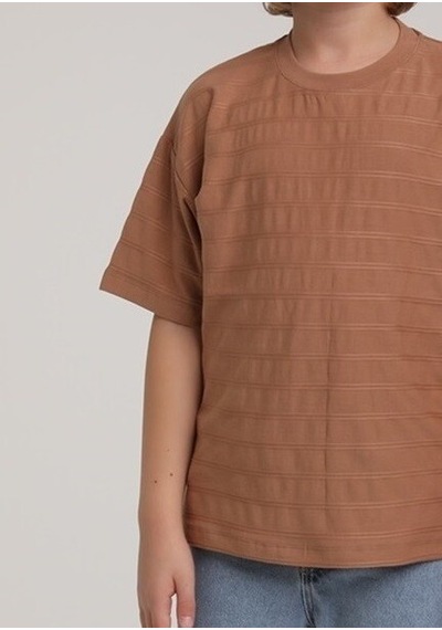 Xo Kids Erkek Çocuk Tişort 4-8 Yaş 1798 Kahve