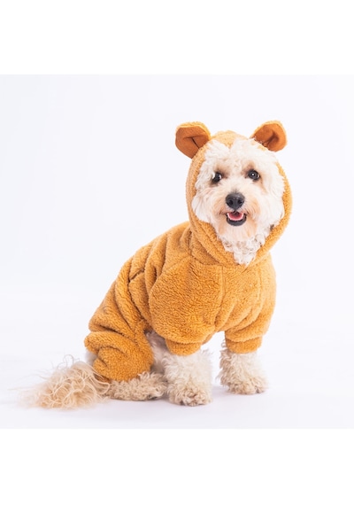 Pawstar Kahverengi Koala Küçük Irk Peluş Köpek Tulumu