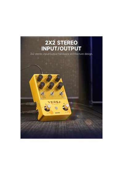Donner Versa - Yellow Fall Iı 3x3 Reverb Ve Delay Pedalı