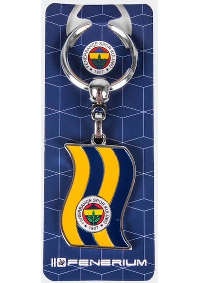 BAYRAK SARI-LACİ METAL ANAHTARLIK