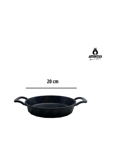 Valencia 2 Parça Döküm 26 Cm Tava 20 Cm Sahan Seti Siyah