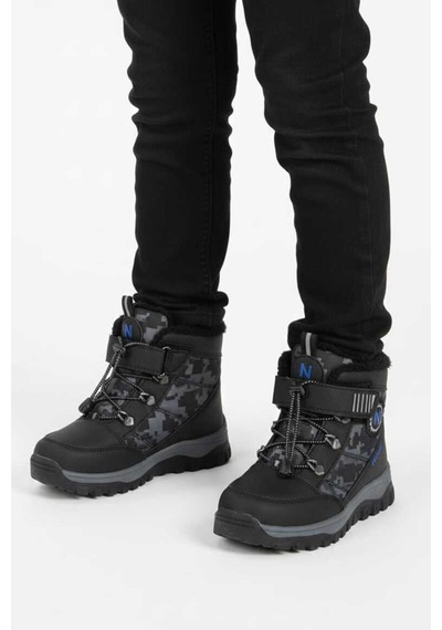 Ndrops Yseyl015 Outdoor Çocuk Bot Siyah - Lacivert Gri - Siyah