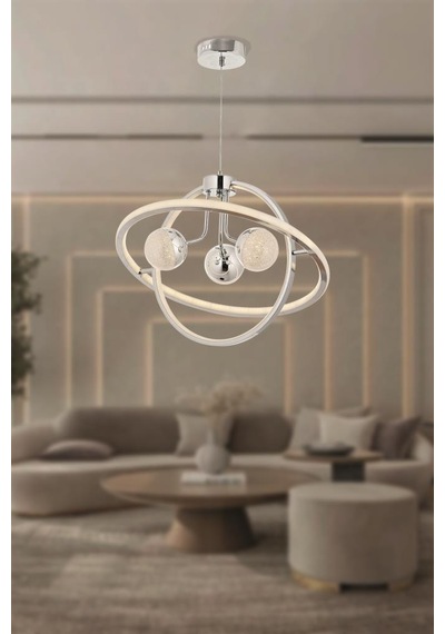 Eray Aydınlatma 166079-50 Krom Sarkıt Led Avize Krom