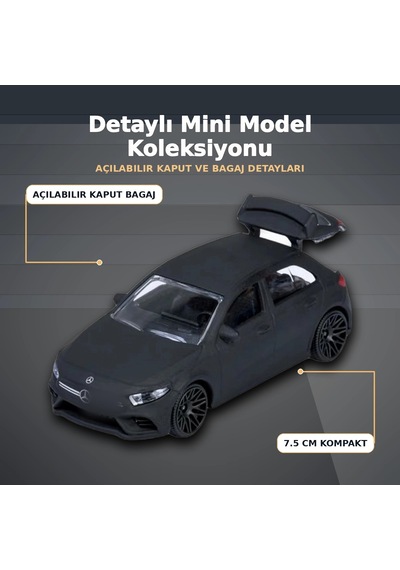 1 Adet Resmi Lisanslı Mini Mercedes-amg Premium Model Araba - Rastgele Gönderim
