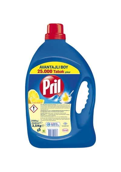 Pril Limon 2,5 Kg Sıvı Bulaşık Deterjanı 8690572406076-5638