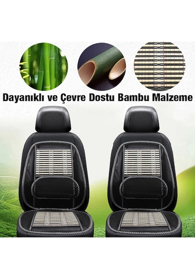Ally Universal Bambu Araba Nefes Alabilen Koltuk Bel Minderi- 5775