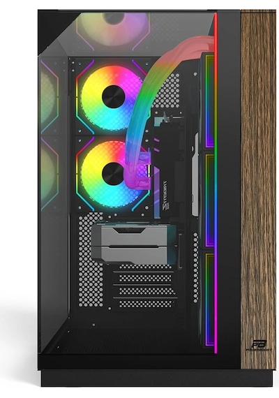 Powerboost Eclıpse 8 Argb Fan Triple Temperli Cam Type-c Mid-t Ahşap Sea View Atx Gaming Siyah Kasa