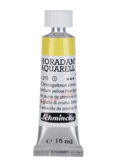 Schmincke : Horadam Aquarell Artist Sulu Boya : 15 Ml Tüp : Seri 2 211 Chrome Yellow Lemon No Lead