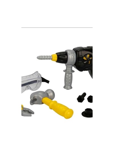 Oyuncak Matkaplı Tamir Seti Sesli Ve Titreşimli 9 Parça Çocuk Oyun Set Bx-316278