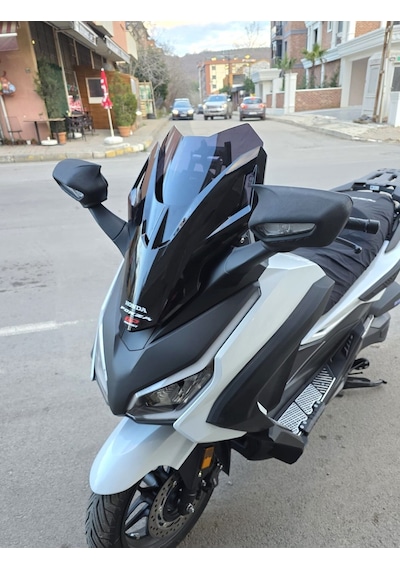 Motocam Honda Forza 250 Ön Cam 2018-2020 Model 43cm Siyah Renkli 4mm