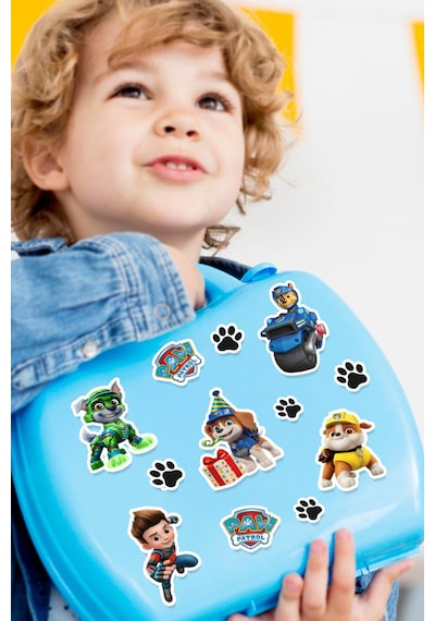 Pawpetrol Sticker Seti - Kalem Suluk Defter Cam Masa Laptop Tablet Sticker Suya Dayanıklı, Mini Stic Çok Renkli