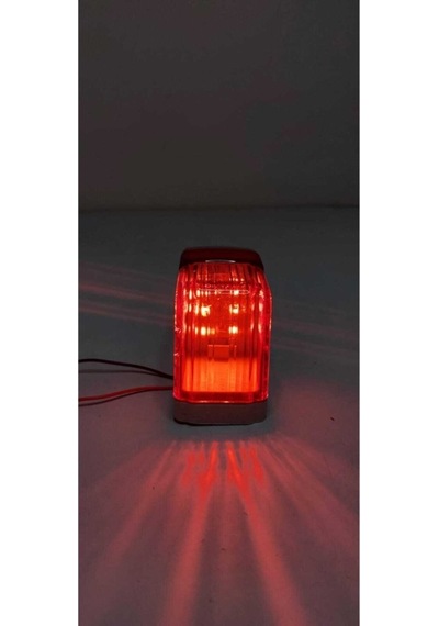 Ahmet Otomotiv 403 Tipi Tepe Lambası Side Marker Ledli Kırmızı Renk 12-24v