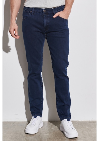 Wrangler Larston Slim Fit Dar Kesim Düşük Bel Esnek Jean Kot Pantolon W18SLR26I Mavi