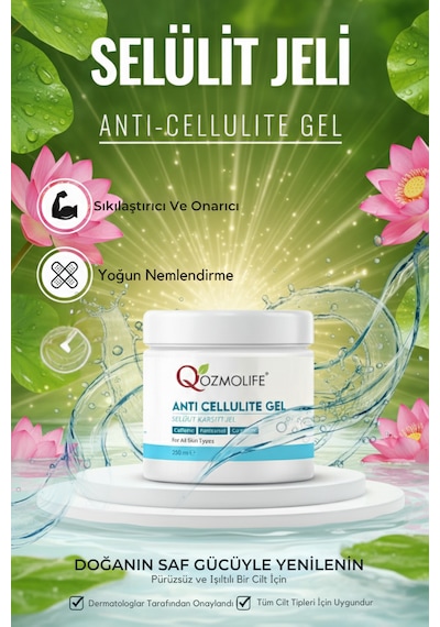 Qozmolife Selülit Karşıtı Jel 100 ML