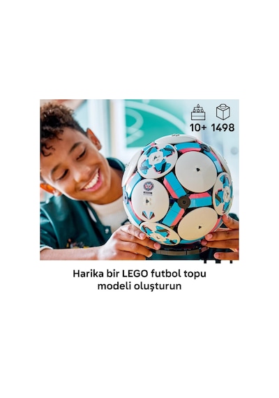 LEGO® Editions Football Futbol Topu 43019 - 10 Yaş ve Üzeri Çocuklar İçin Yaratıcı Oyuncak Yapım Seti (1498 Parça)