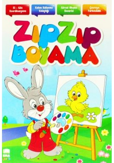 Zıp Zıp Boyama- Ema Çocuk