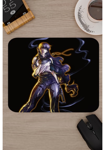 Black Lagoon Kaymaz Dikişli Kauçuk Oyuncu Mousepad V5 - 22x18 Gaming Mouse Pad Fare Altlığı