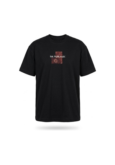 Respire Erkek Ffb Patch Oversize T-shirt Siyah