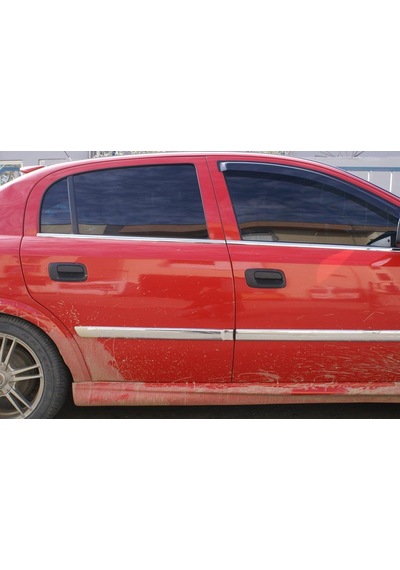 X-Largegarage Opel Astra G Krom Cam Çıtası 4 Parça P.Çelik 1998-2009