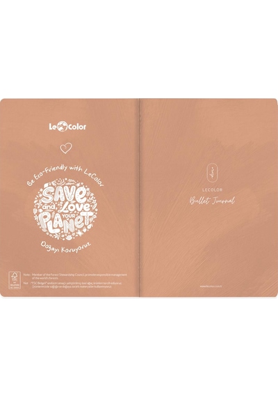 17x24 Keten Noktalı Bullet Journal Defter Denizatı