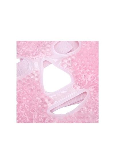 Terapi Jel Yüz Maskesi Soğuk Ve Sıcak Boncuklu Ayarlanabilir Maske Pembe Lisinya Çok Renkli