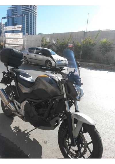 12-20 Honda Nc 700S. Nc 750S Uzun Ön Cam Zeus 52cm 4mm