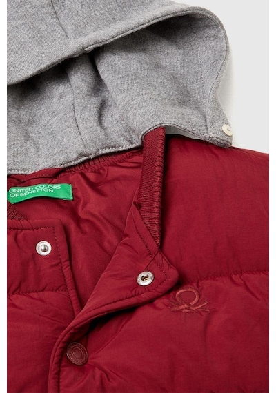 United Colors Of Benetton Erkek Çocuk 2ıggcj012-25k Puffer Yelek Bordo-2136 Bordo