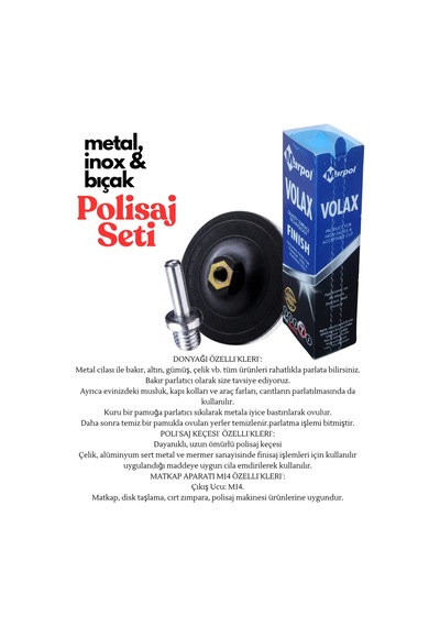 Mavi Cila Don Yağı Metal Parlatma Polisaj Seti 1 Kg + 115 Mm Polisaj Keçesi + M14 Matkap Aparatı Demir Çelik Alüminyum Bakır Parlatıcı Pasta Keçe Disk Ve Matkap Bağlantı Adaptörü Set Mavi Cila Don Yağı Metal Parlatma Polisaj Seti 1 Kg + 115 Mm Polisaj Keçesi + M14 Matkap Aparatı Demir Çelik Alüminyum Bakır Parlatıcı Pasta Keçe Disk Ve Matkap Bağlantı Adaptörü Set