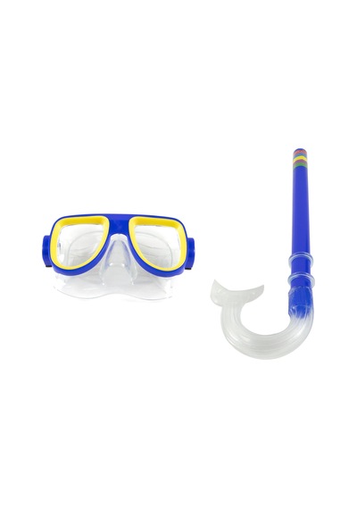 Şnorkel Maske Set Mavi
