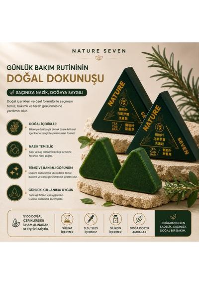 Biberiyeli Saç Bakım Sabunu Saç Dökülmesine Karşı Destekleyici Bakım İkili Set
