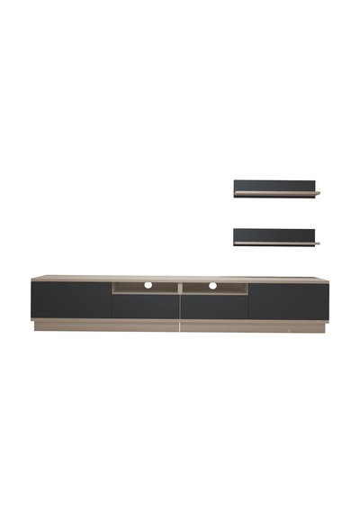 Decoraktiv Trendstyle 220rs Mdf Tv Ünitesi Tv Sehpası Beyaz - Antrasit