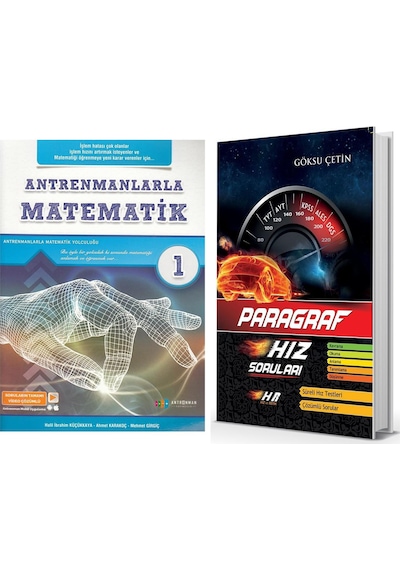 Antrenmanlarla Matematik 1 ve Hız ve Renk Paragraf Soru Bankası 2 Kitap Set