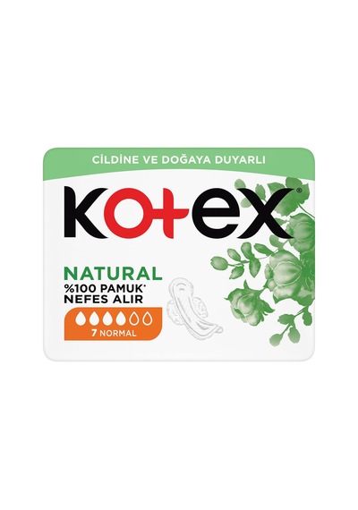 Kotex Natural Ultra Single Normal Ped 7'li - 8 Adet Tarı