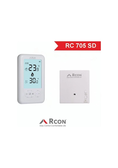 Rcon Rc 705 Wifi Kablosuz Dijital Oda Termostatı