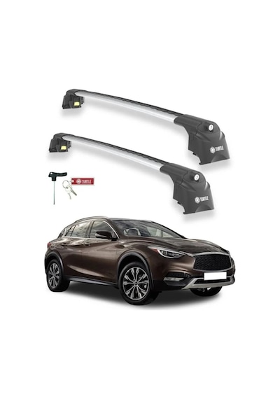 Turtle Infiniti Qx30 H15 2016-2019 Ara Atkı Air2 Gri